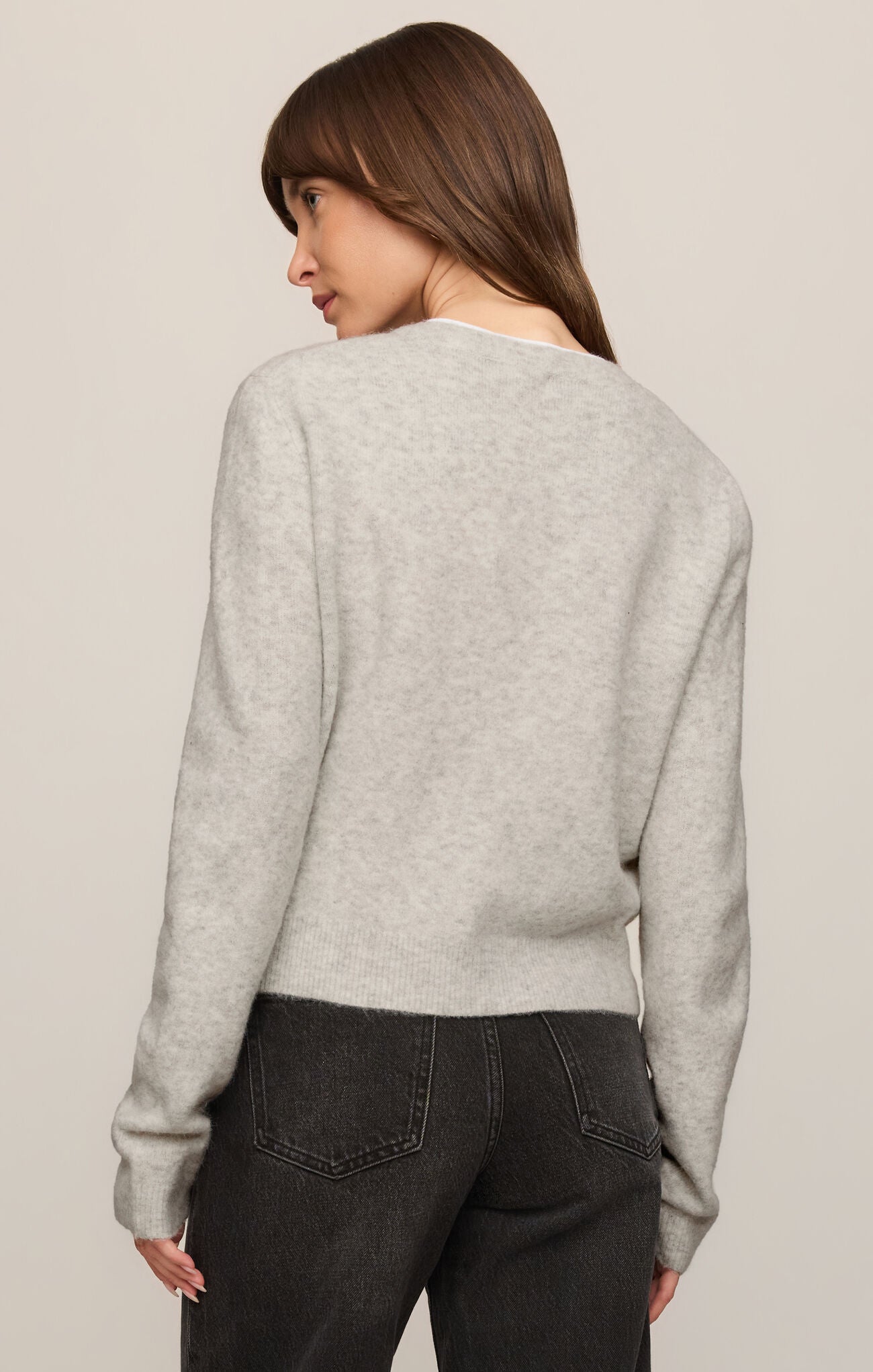 Medina Cardigan Feather Grey