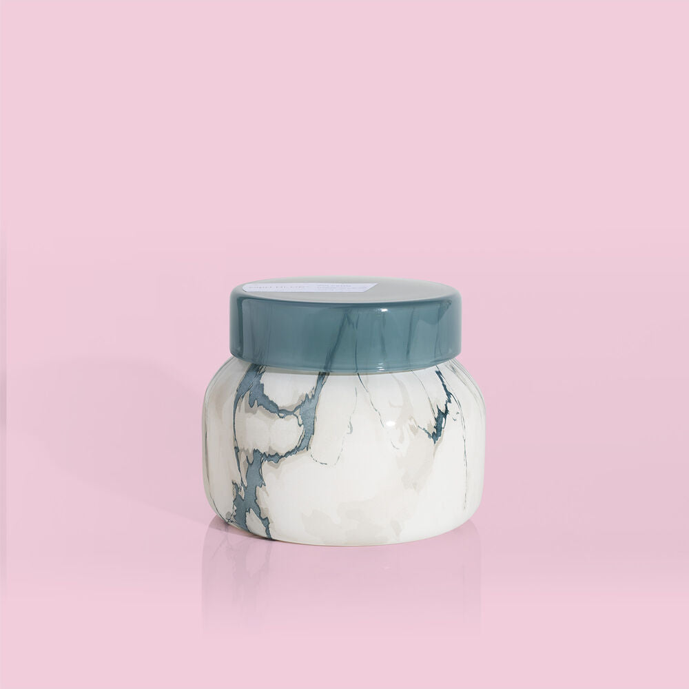 Volcano Modern Marble Petite Jar, 8oz