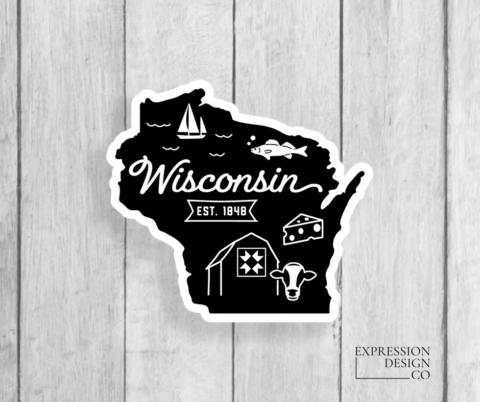 Wisconsin Vinyl Sticker