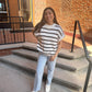 Cami Striped Sleeveless Sweater