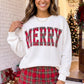Red Checkered Plaid Merry Christmas Shorts Set
