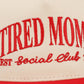 Tired Moms EST Social Club 24/7 Embroidery Cap in Red