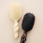 Mini Detangler Brush for Medium Hair in Tan