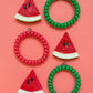 Spiral Hair Coils  Large in Slice of Summer Hair Ties