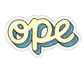 Ope - Midwest Sticker