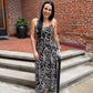 Charisma Tova Palm Midi Dress