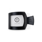 Square Flat Hair Clip Small in Jet Black