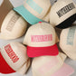 MOTHERHOOD Embroidered Two-Tone Trucker Hat in Light Pink