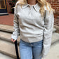 Aria Embroidered Polo Sweater