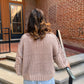 Kenzi Ash Mocha Cable Knit Sweater