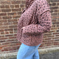 Ashley Button Down Coat in Ditsy Floral