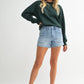 Taya Utility Shorts in Light Denim