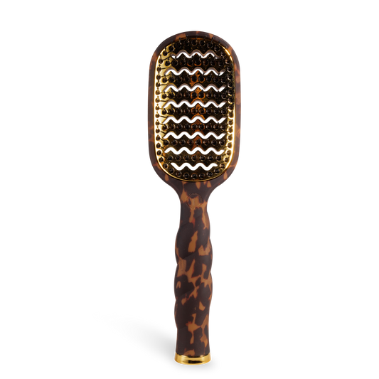 Teleties Vented Hair Brush in Tortoise