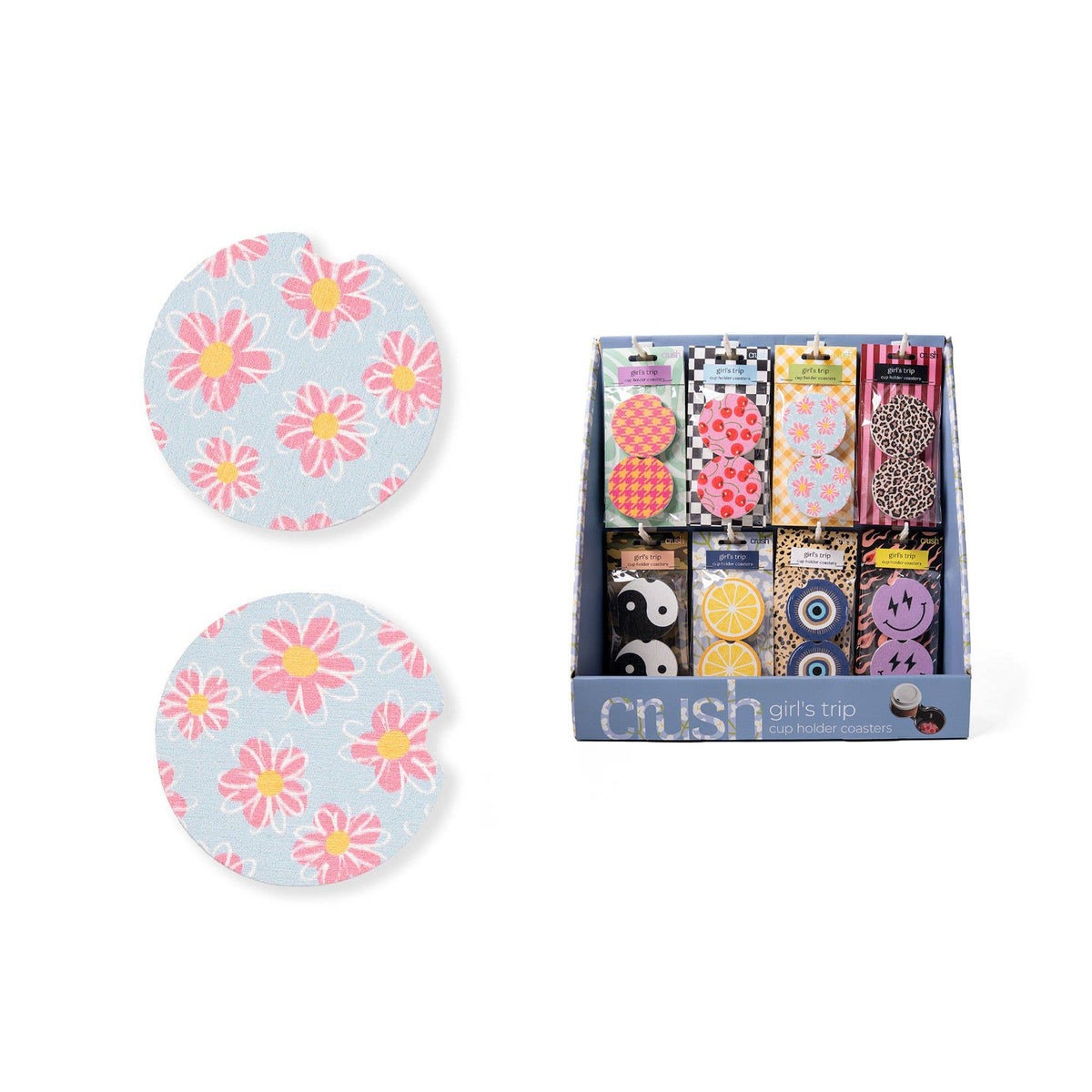 Crush Girl's Trip Coasters