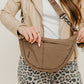 Mocha Crescent Bag