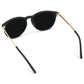 Drew Gold Frame Black Lens Sunglasses