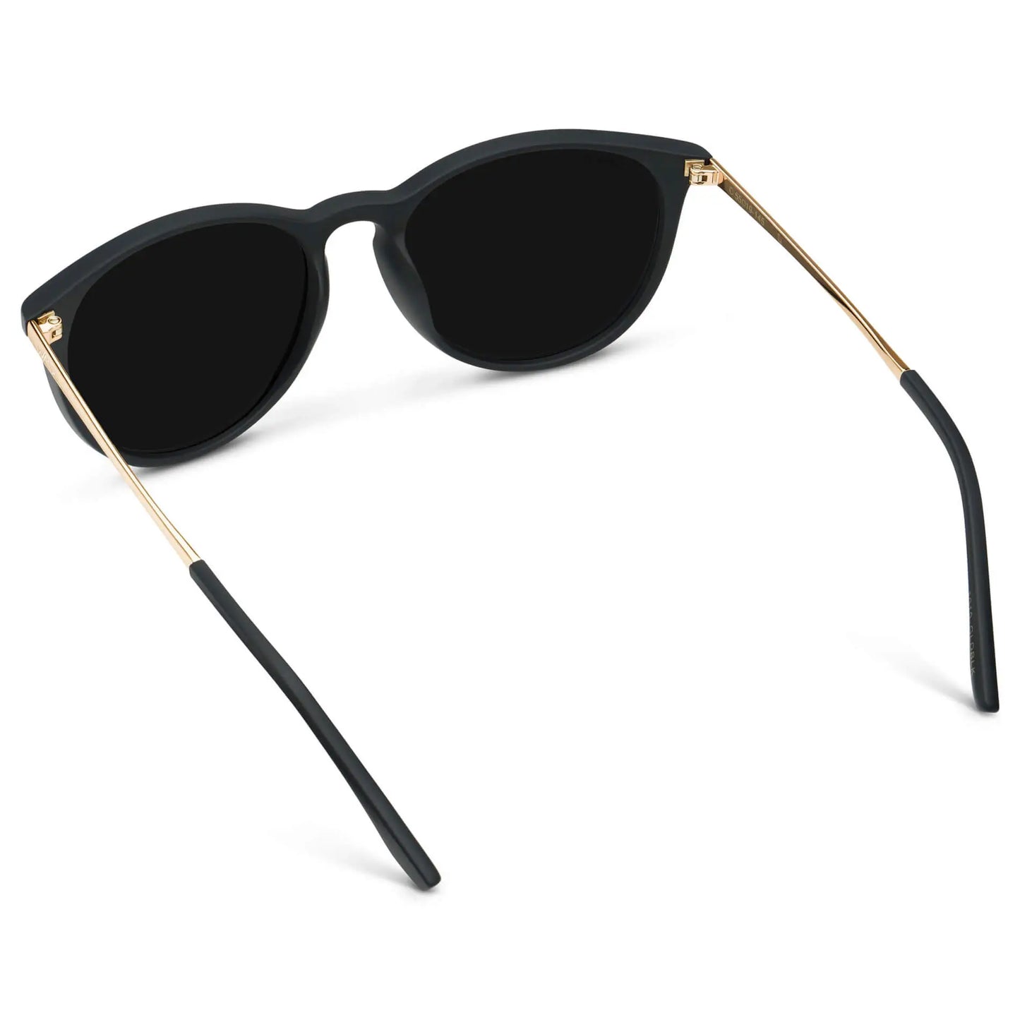 Drew Gold Frame Black Lens Sunglasses