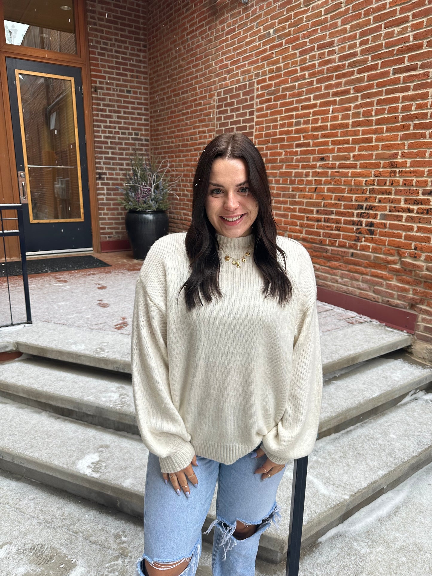 Danica Sweater in Sea Salt