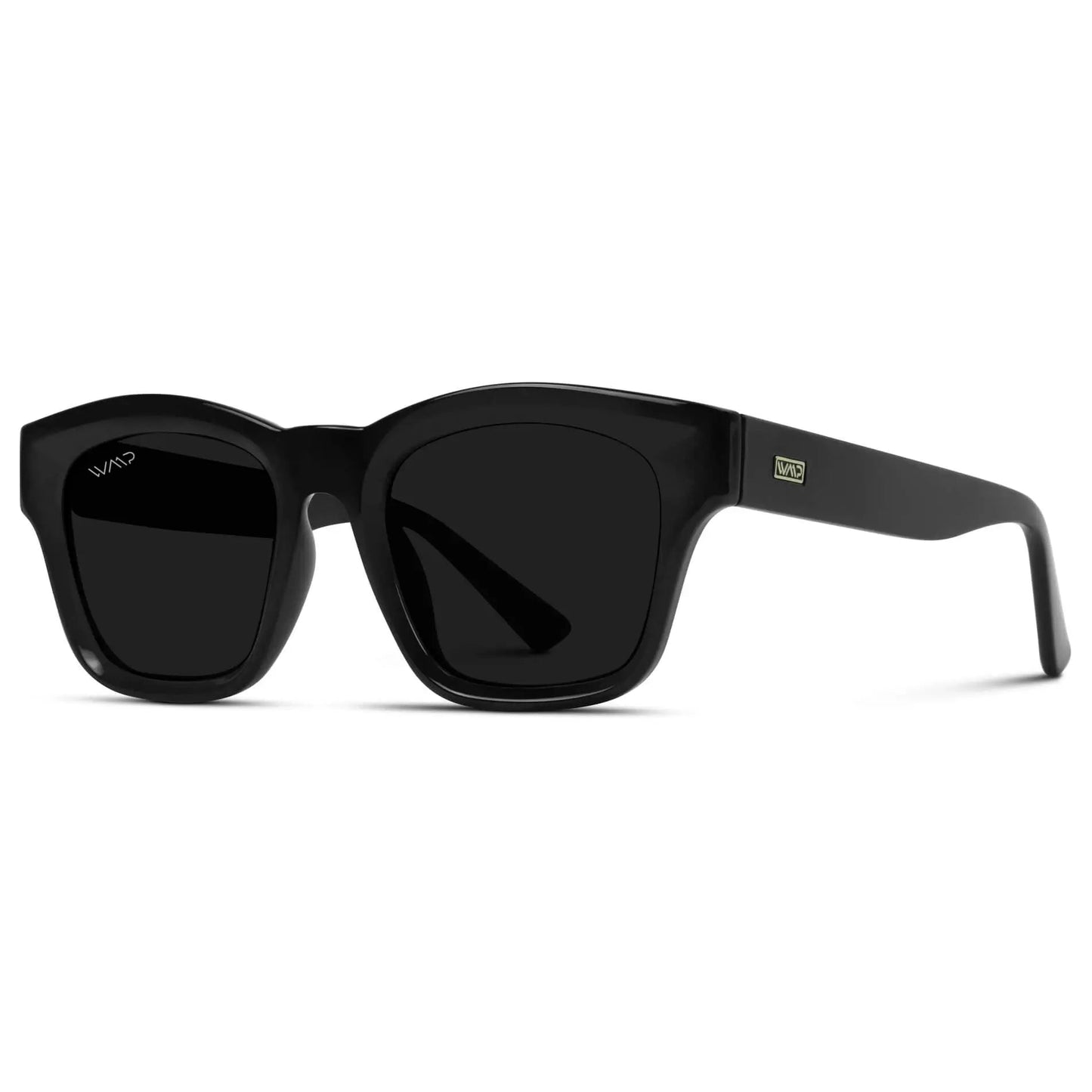 Sedona - Polarized Square Sunglasses in Black