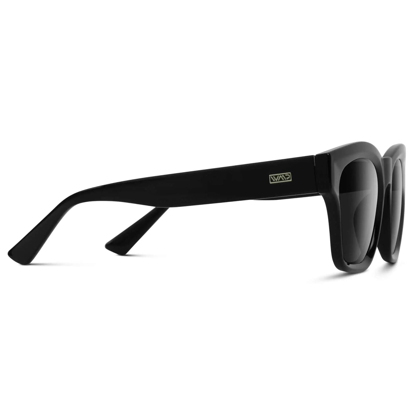 Sedona - Polarized Square Sunglasses in Black