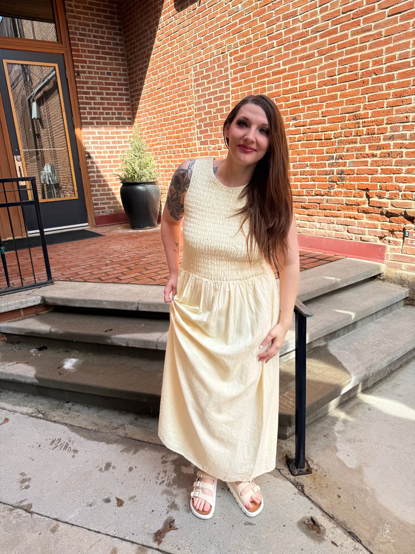 Juniper Maxi Dress in Pineapple