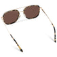 Gia Beige Tortoise Brown Lens Sunglasses