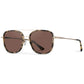 Gia Beige Tortoise Brown Lens Sunglasses