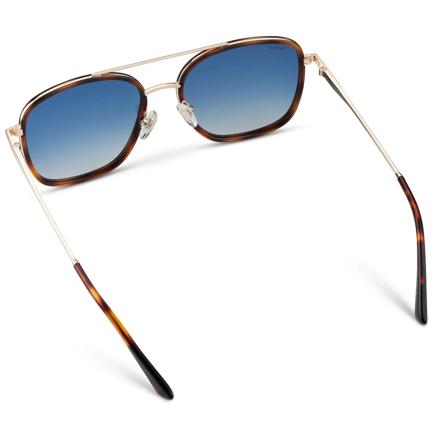 Gia Brown Tortoise Frame and Gradient Blue Lens