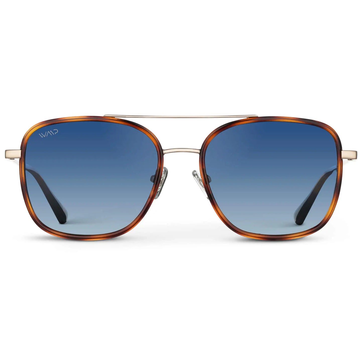 Gia Brown Tortoise Frame and Gradient Blue Lens