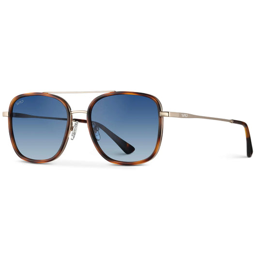 Gia Brown Tortoise Frame and Gradient Blue Lens