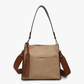 Lyla 2-in-1 Bucket Bag w/ Guitar Strap in Tan