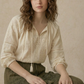 Afton Elastic Waist Maxi Skirt with Lace Trim in Olive