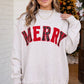 Jolly Christmas Mock Neck in Green