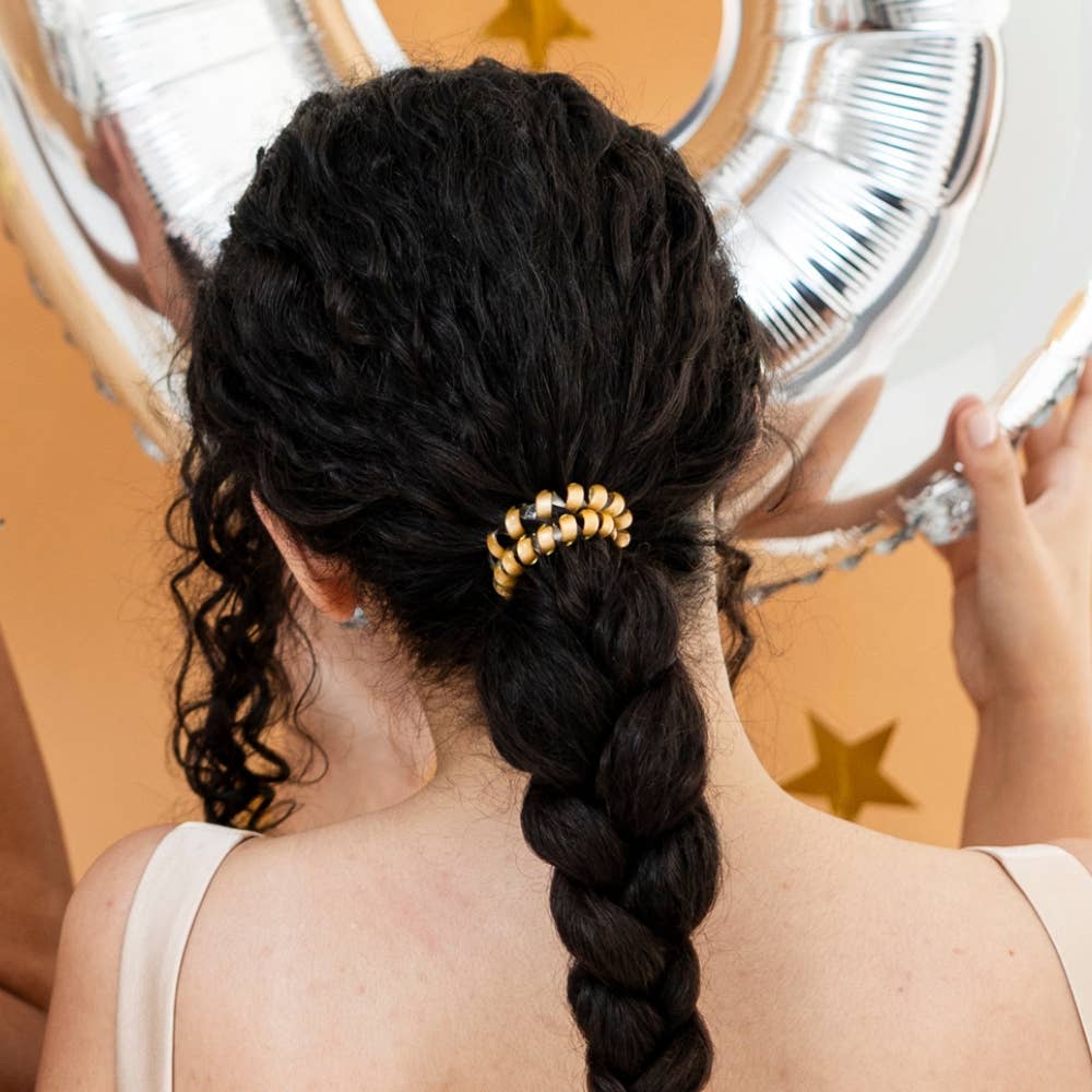 Spiral Hair Coils Large in Starstruck Hair Ties