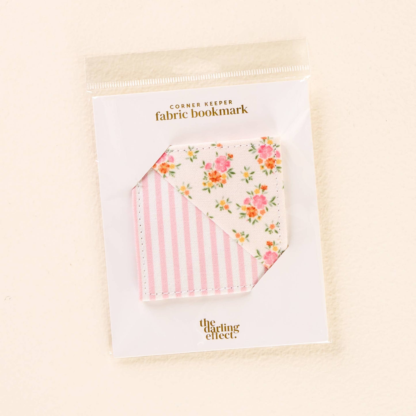 Corner Keeper Fabric Bookmark in Endless Daydream Cream