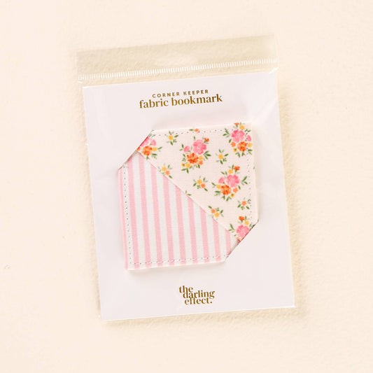Corner Keeper Fabric Bookmark in Endless Daydream Cream
