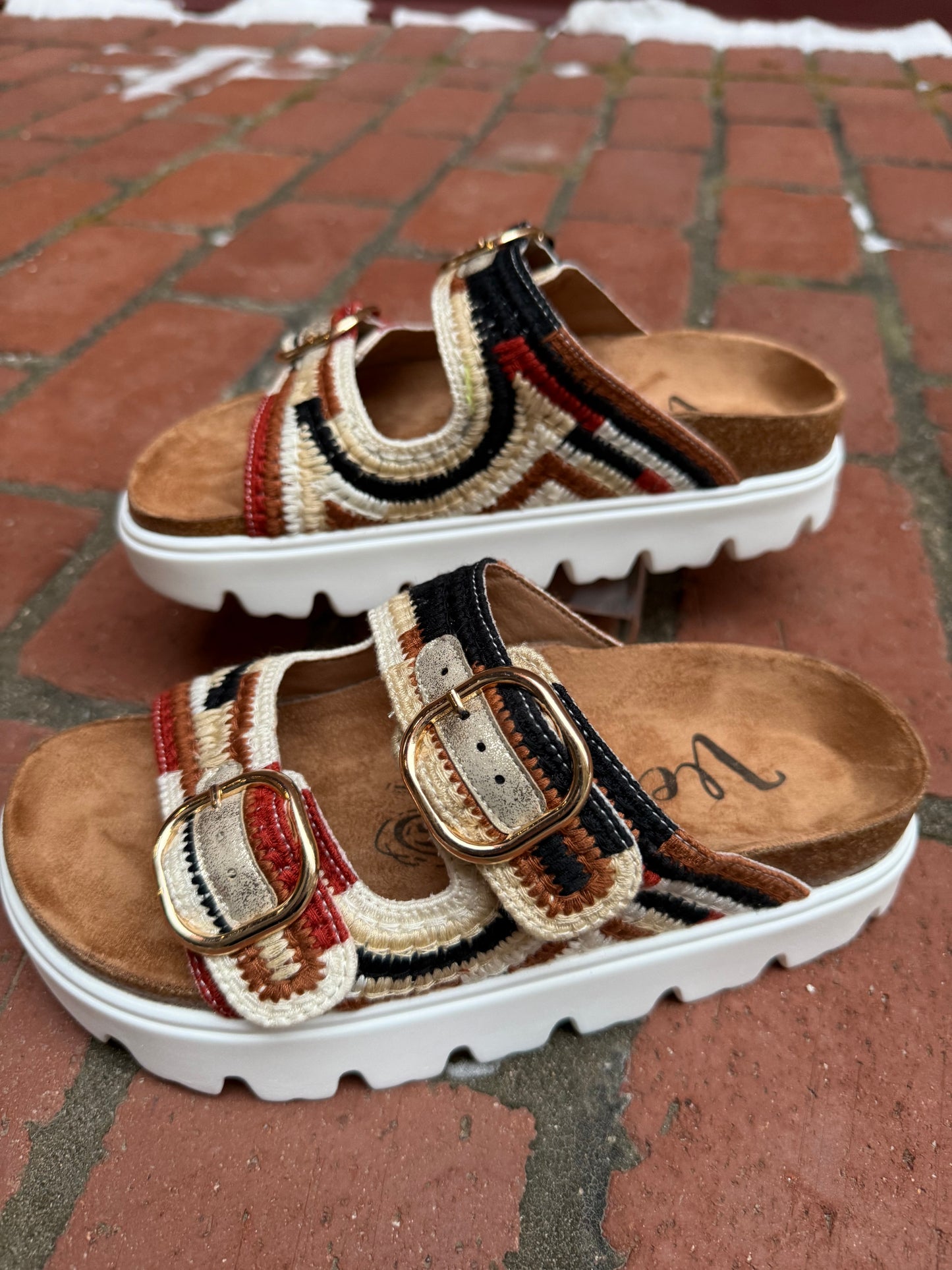 Rayna Embroidered Sandal
