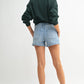 Taya Utility Shorts in Light Denim
