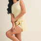Sleeveless Wrap Tie Front Dress in Pink
