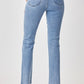 Kelsee Rhinestone Slim Straight Jeans