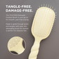 Teleties Detangler Hair Brush for Medium Hair in Tan