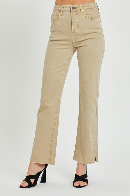 Kaylyn High Rise Tummy Control Raw Hem in Plus Size