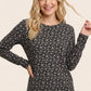 Haley Crew Neck Jersey Floral Top