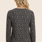 Haley Crew Neck Jersey Floral Top