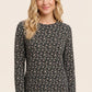 Haley Crew Neck Jersey Floral Top