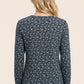 Haley Crew Neck Jersey Floral Top