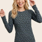 Haley Crew Neck Jersey Floral Top
