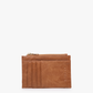 Sia Printed Card Holder Wallet in Brown