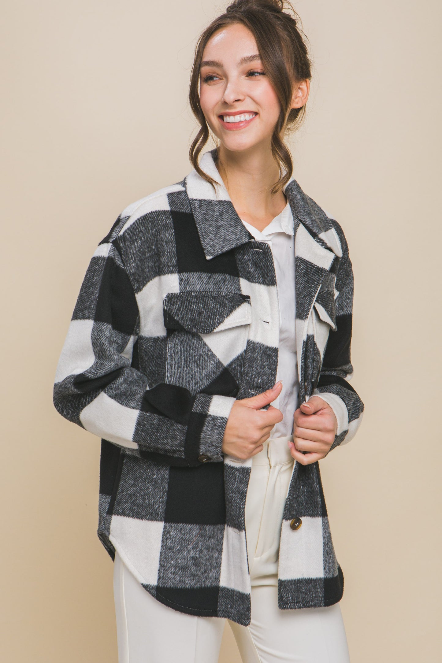Anita Shacket in Black