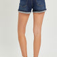 Daisy Shorts High Rise in Plus Size